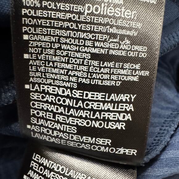 Under armour Golf Jacket Mens XL Blue ColdGear Loose Fit Full Zip Activewear - Picture 8 of 10